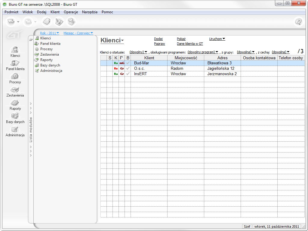 InsERT Biuro GT - klienci